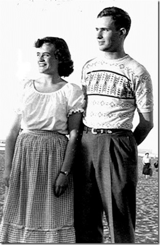 049 Winter Beth & Mal Lake Mich 1953