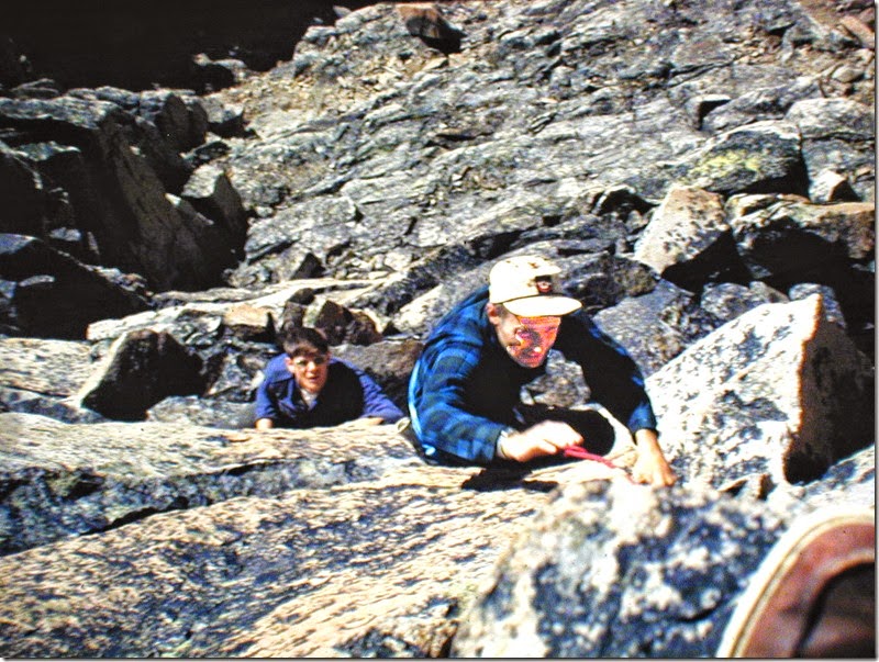 24 Mal being boosted up final cliff by Tom 74